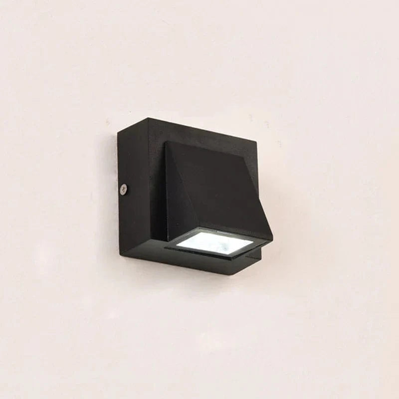 Applique Murale LED Extérieur/Intérieur imperméable | Marco Lucetti Noir 01 / Blanc chaud