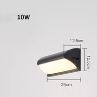 Applique murale LED extérieure - Éclairage mural pour porche, villa et jardin | Marco Lucetti BOO-04-10W / Lumière froide