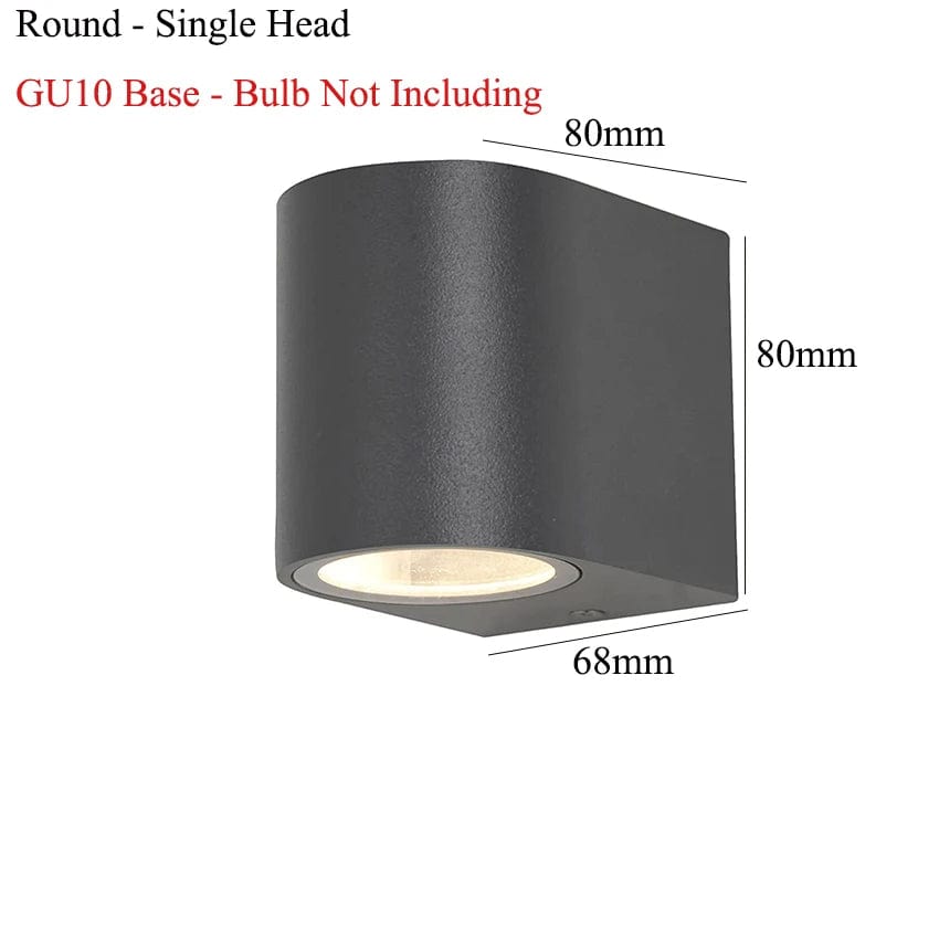 Applique Murale LED Extérieure Étanche GU10 Base - Aluminium AC86-265 | Marco Lucetti