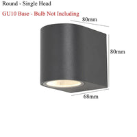 Applique Murale LED Extérieure Étanche GU10 Base - Aluminium AC86-265 | Marco Lucetti