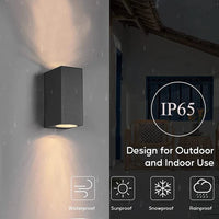 Applique Murale LED Extérieure Étanche GU10 Base - Aluminium AC86-265 | Marco Lucetti