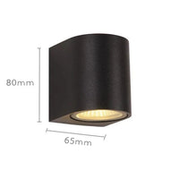 Applique murale LED extérieure étanche IP65, 5W | Marco Lucetti E 5W 1Tête / Blanc chaud 3000K