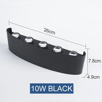 Applique murale LED extérieure étanche IP65 | Marco Lucetti 10W / Blanc chaud (2700-3500K)