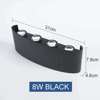 Applique murale LED extérieure étanche IP65 | Marco Lucetti 8W / Blanc chaud (2700-3500K)