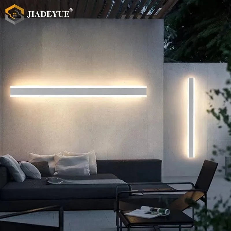 Applique Murale LED Extérieure Étanche IP65 | Marco Lucetti L30CM / Blanc chaud