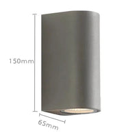 Applique Murale LED Extérieure Étanche Pliante pour Cour et Jardin | Marco Lucetti H 10W 2Têtes / Blanc naturel 4000K