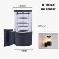 Applique Murale LED Extérieure Haut Vers Bas "Verre Aluminium" | Marco Lucetti