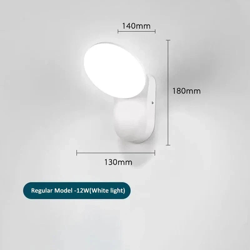 Applique Murale LED Extérieure Villa Cour Jardin - Éclairage Étanche | Marco Lucetti Lumière neutre / R blanc régulier