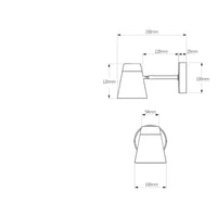 Applique murale LED Factory Cone | Marco Lucetti