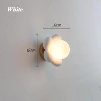Applique murale LED Fleur en résine | Marco Lucetti Blanc / 3 couleurs