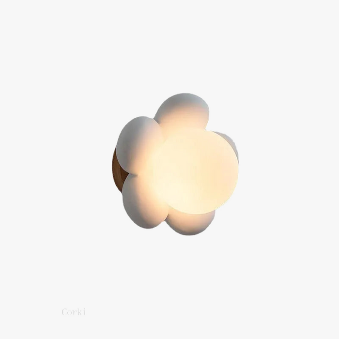 Applique murale LED "Spring Blossom" en rose et blanc