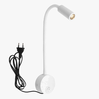 Applique murale LED flexible à col de cygne avec cordon d'alimentation | Marco Lucetti