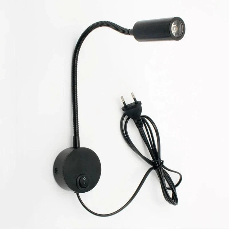 Applique murale LED flexible à col de cygne avec cordon d'alimentation | Marco Lucetti