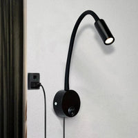 Applique murale LED flexible à col de cygne avec cordon d'alimentation | Marco Lucetti