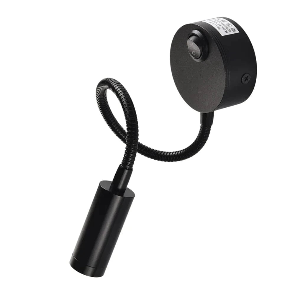 Applique murale LED FlexTube | Marco Lucetti Noir / Blanc chaud (2700-3500K)