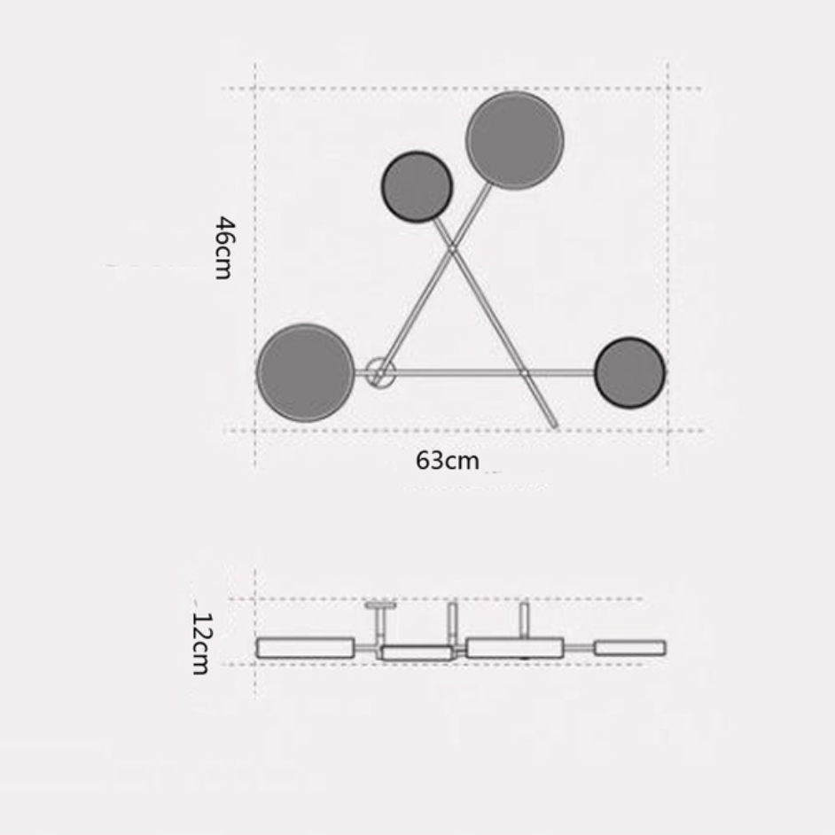 Applique murale LED Fly en métal. | Marco Lucetti