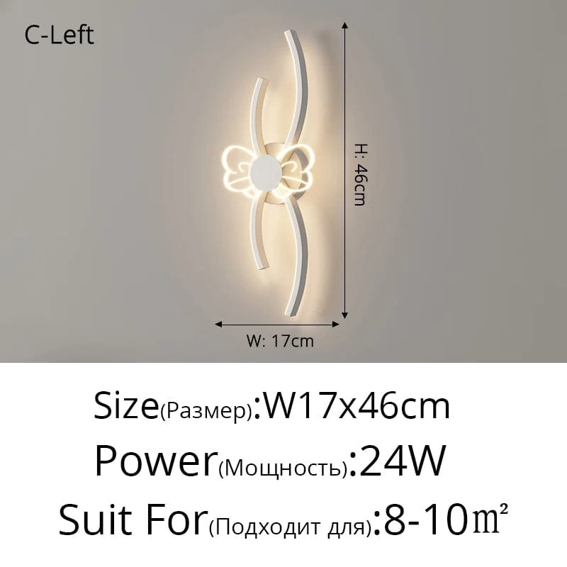 Applique murale LED Full Spectrum : Protection des Yeux, Tricolore & Créative | Marco Lucetti