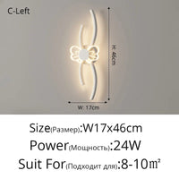 Applique murale LED Full Spectrum : Protection des Yeux, Tricolore & Créative | Marco Lucetti