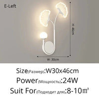 Applique murale LED Full Spectrum : Protection des Yeux, Tricolore & Créative | Marco Lucetti 1835 Blanc Gauche / 3 couleurs sans télécommande