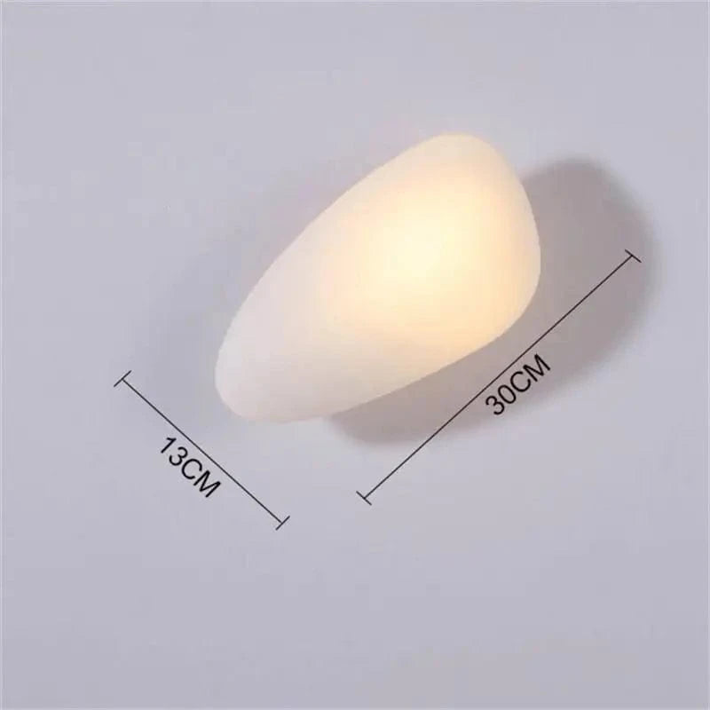 Applique Murale LED Galets Verre - Style Moderne - Éclairage Intérieur | Marco Lucetti B-Blanc / Blanc chaud (2700-3500K)