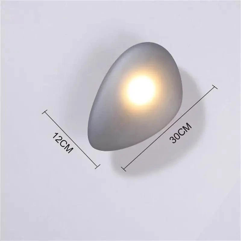 Applique Murale LED Galets Verre - Style Moderne - Éclairage Intérieur | Marco Lucetti C-Gris / Blanc chaud (2700-3500K)