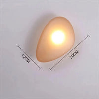 Applique Murale LED Galets Verre - Style Moderne - Éclairage Intérieur | Marco Lucetti Courbure / Blanc chaud (2700-3500K)