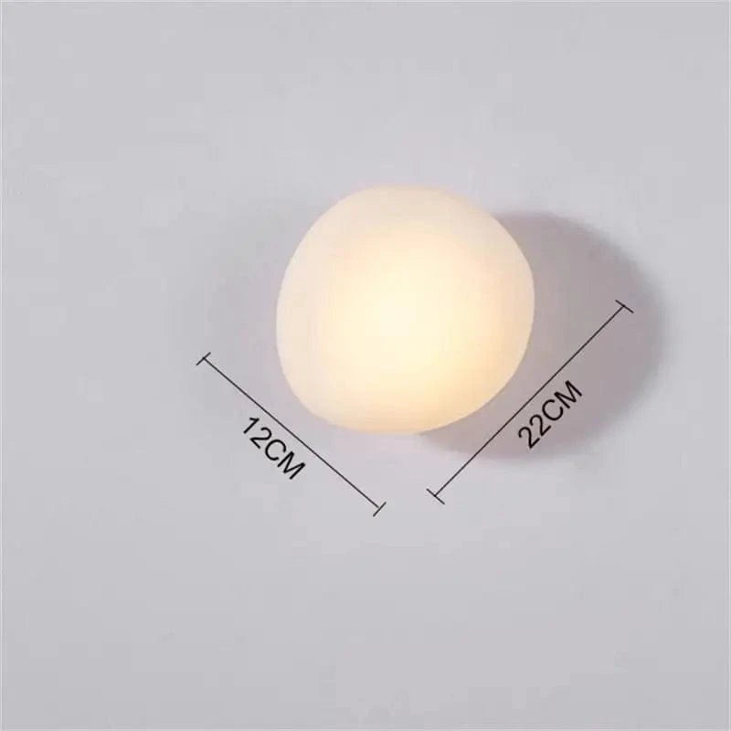 Applique Murale LED Galets Verre - Style Moderne - Éclairage Intérieur | Marco Lucetti D-Blanc / Blanc chaud (2700-3500K)