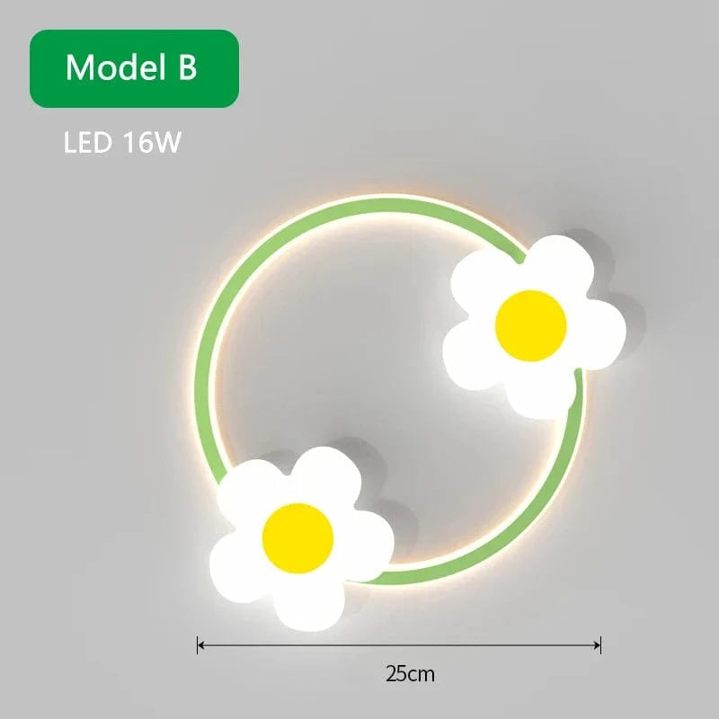 Applique murale LED "Gardez les yeux de vos enfants en bonne santé" | Marco Lucetti B / Lumière chaude