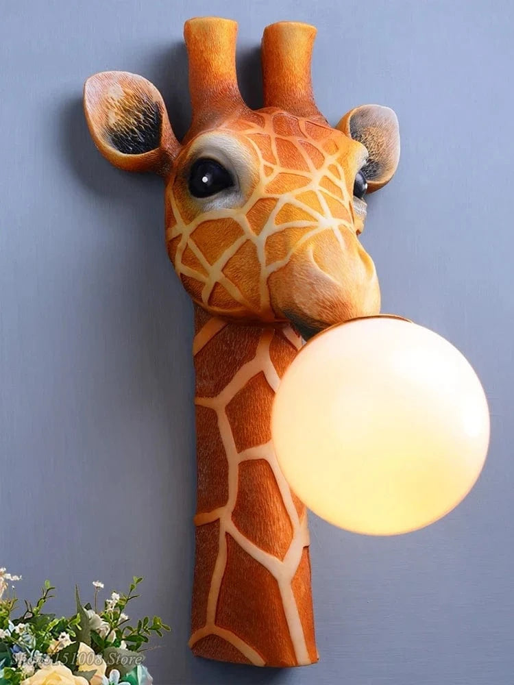 Applique Murale LED Girafe - Éclairage Moderne pour Enfant | Marco Lucetti