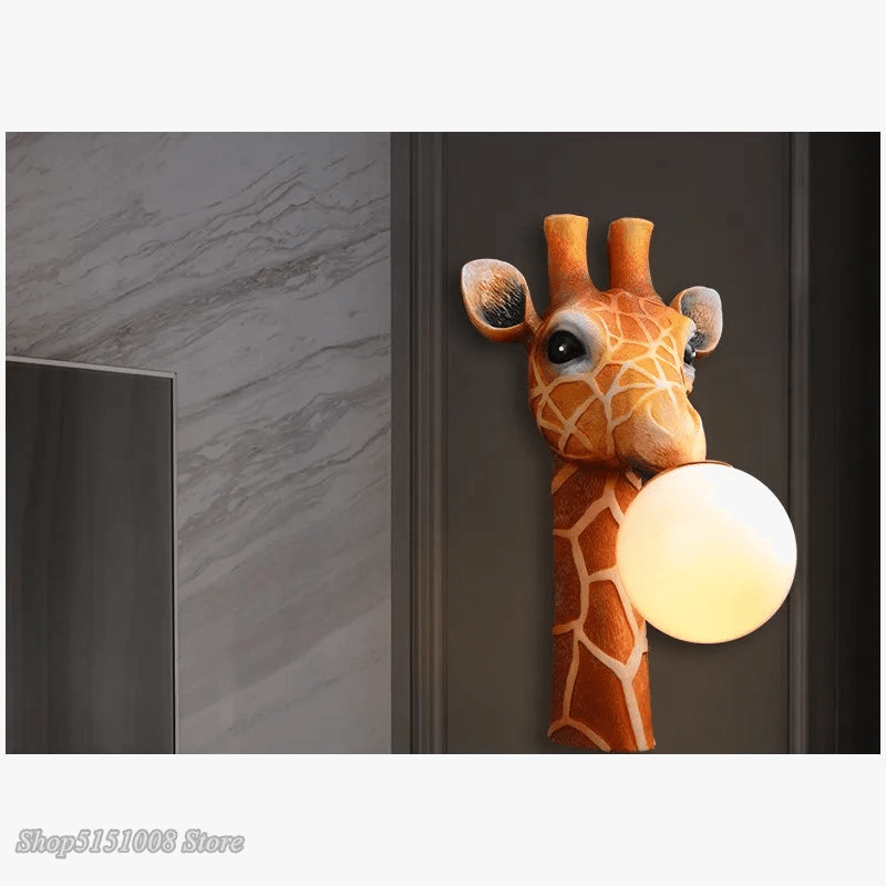 Applique Murale LED Girafe - Éclairage Moderne pour Enfant | Marco Lucetti