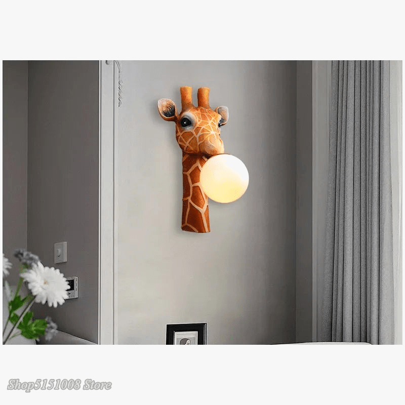 Applique Murale LED Girafe - Éclairage Moderne pour Enfant | Marco Lucetti