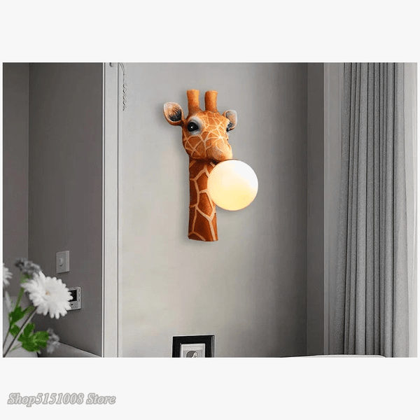 Applique Murale LED Girafe - Éclairage Moderne pour Enfant | Marco Lucetti