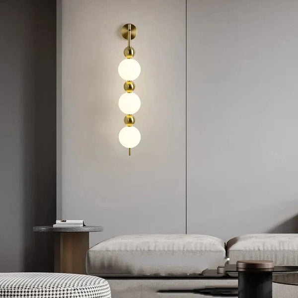 Applique murale LED Gold en métal | Marco Lucetti