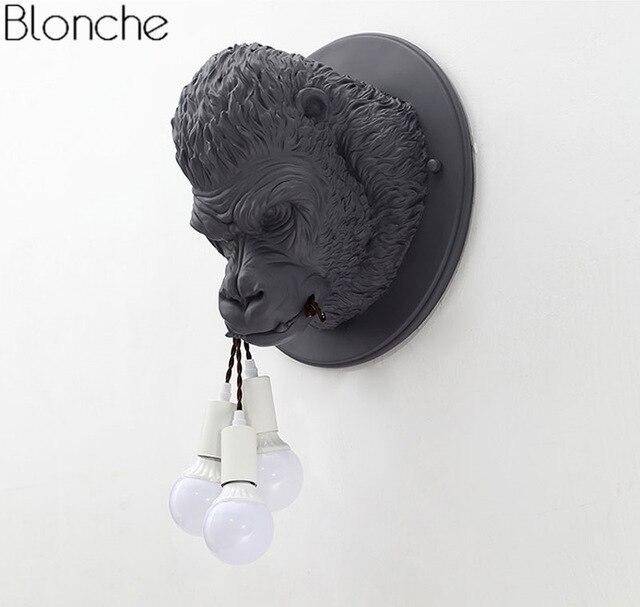 Applique murale LED Gorilla Light | Marco Lucetti Gris