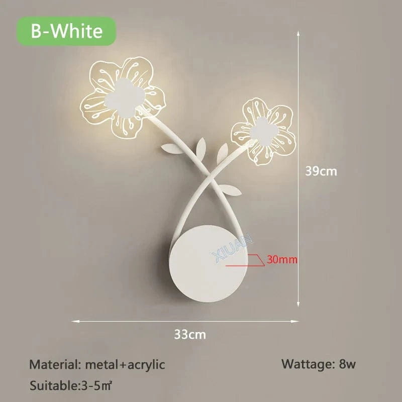 Applique murale LED "Green Leaf" | Marco Lucetti B Blanc / Lumière blanche