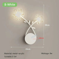 Applique murale LED "Green Leaf" | Marco Lucetti B Blanc / Lumière blanche