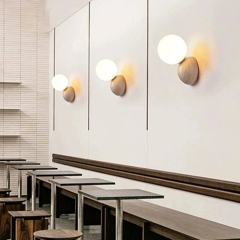 Applique Murale LED "Grotte de Pierre Nordique" | Marco Lucetti