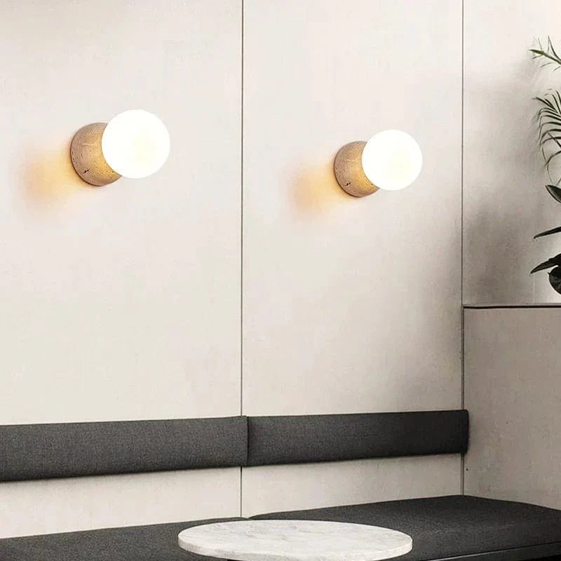 Applique Murale LED "Grotte de Pierre Nordique" | Marco Lucetti