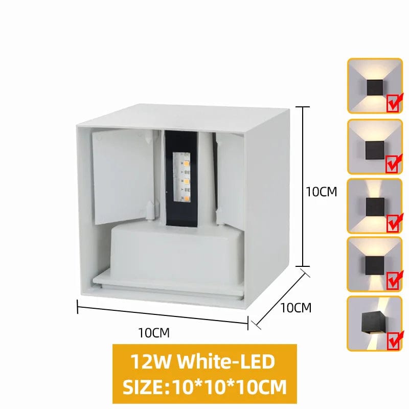 Applique murale LED haut de gamme et étanche IP65 | Marco Lucetti