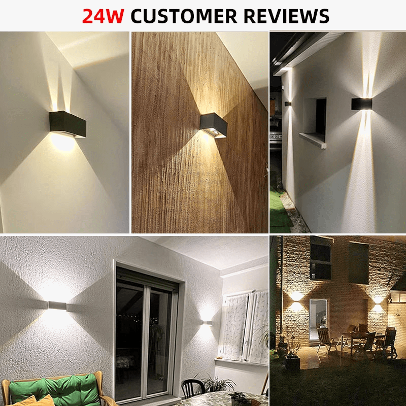 Applique murale LED haut de gamme et étanche IP65 | Marco Lucetti