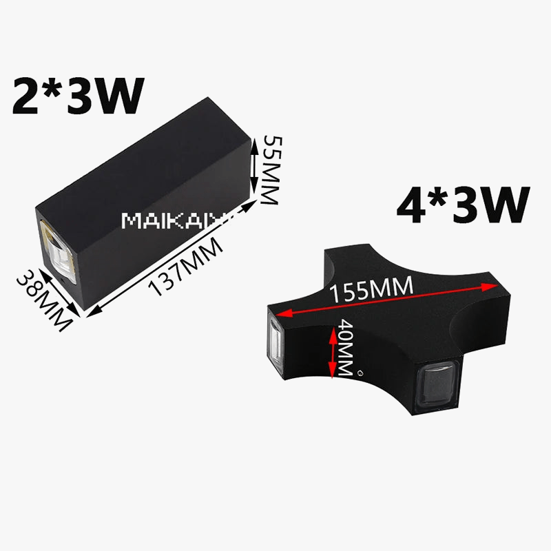 Applique murale LED haute performance : Décoration extérieure | Marco Lucetti