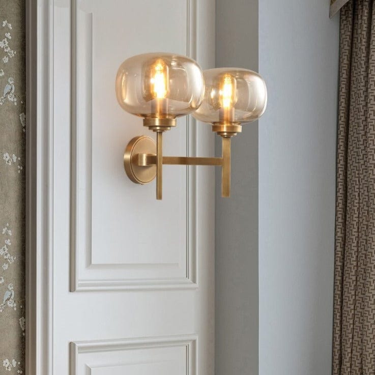 Applique murale LED Huxley - Design moderne à deux bras | Marco Lucetti