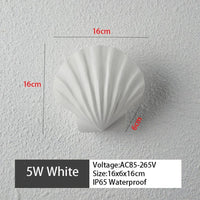 Applique Murale LED Imperméable Design Moderne pour Extérieur - Élégance Lumineuse | Marco Lucetti Blanc chaud / L-blanc-5W