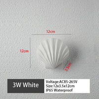 Applique Murale LED Imperméable Design Moderne pour Extérieur - Élégance Lumineuse | Marco Lucetti Blanc chaud / S-blanc-3W