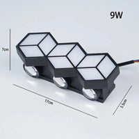 Applique murale LED imperméable - Éclairage mural extérieur et intérieur | Marco Lucetti Blanc froid / LED 9W