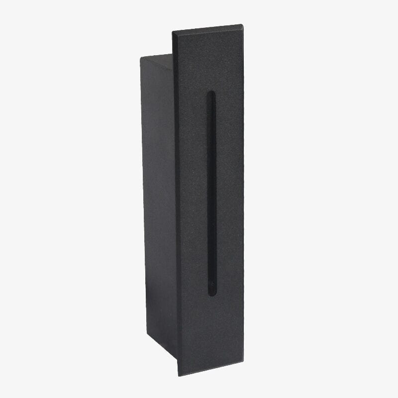 Applique murale LED imperméable Lorga - Luminosité en intérieur et extérieur | Marco Lucetti Noir / 3W / Chaude