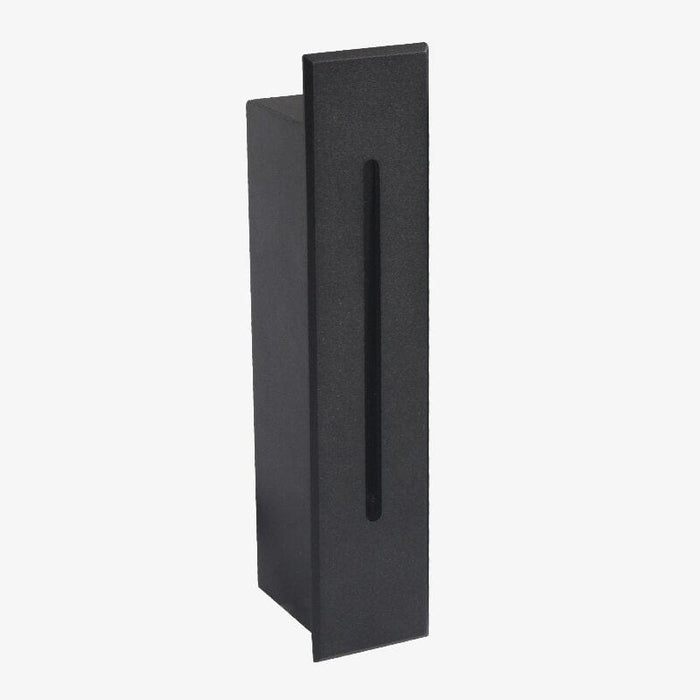 Applique murale LED imperméable Lorga - Luminosité en intérieur et extérieur | Marco Lucetti Noir / 3W / Chaude