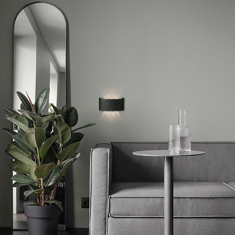 Applique murale LED industrielle courbée Davia | Marco Lucetti