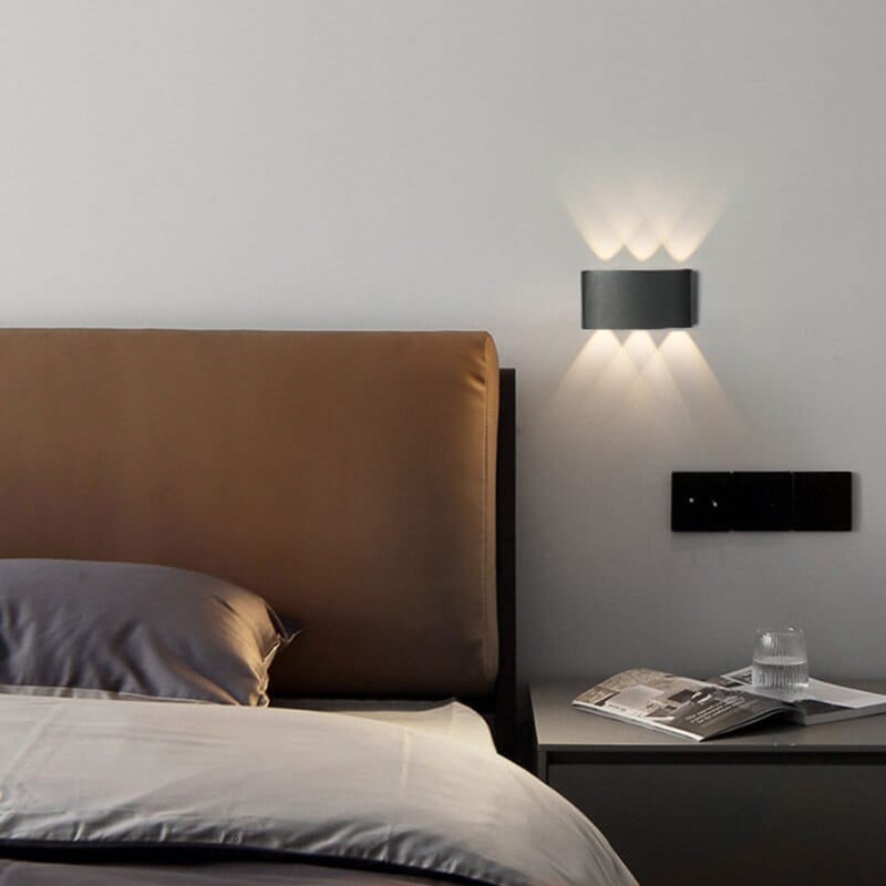 Applique murale LED industrielle courbée Davia | Marco Lucetti