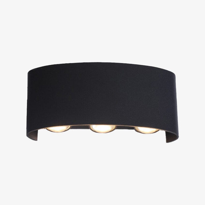 Applique murale LED industrielle courbée Davia | Marco Lucetti